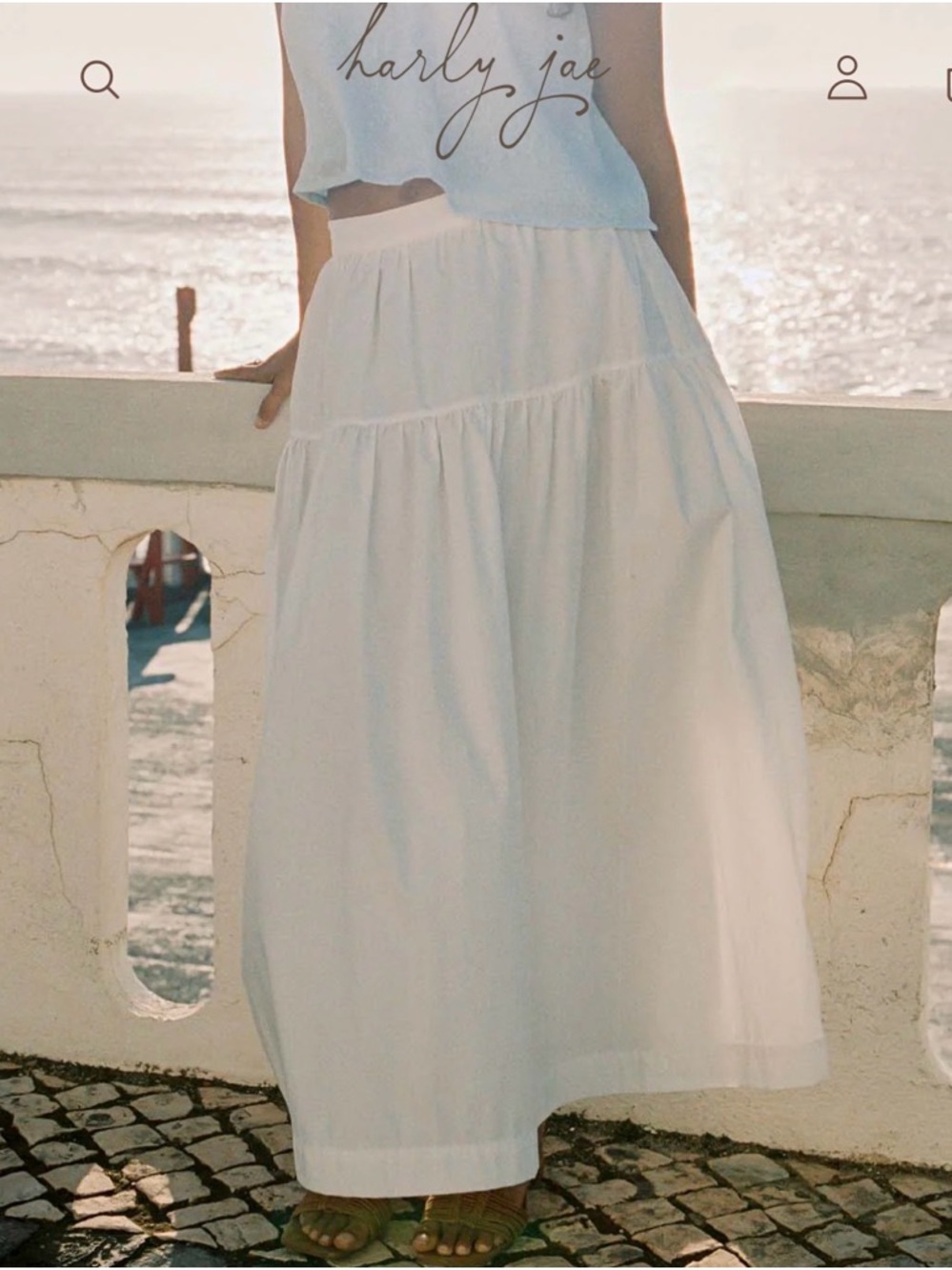 Harly Jae prairie skirt in chai blossom - Picture 5 of 5